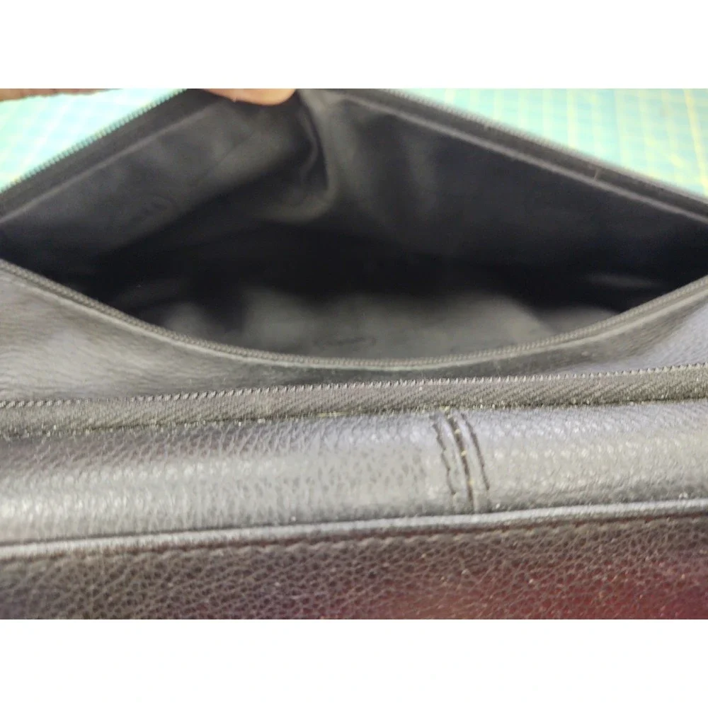Dell Heavy Duty Leather Laptop Bag Case Professional Messenger Shoulder Strap